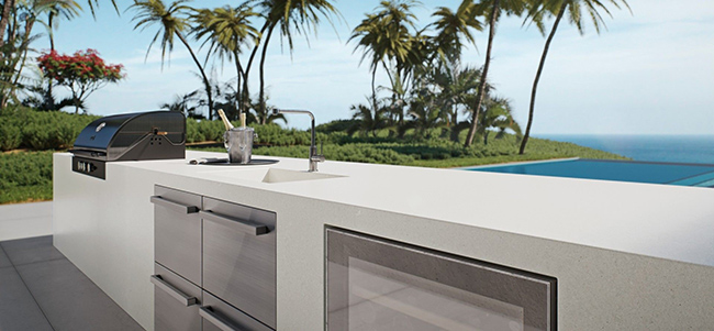 Caesarstone White Countertops